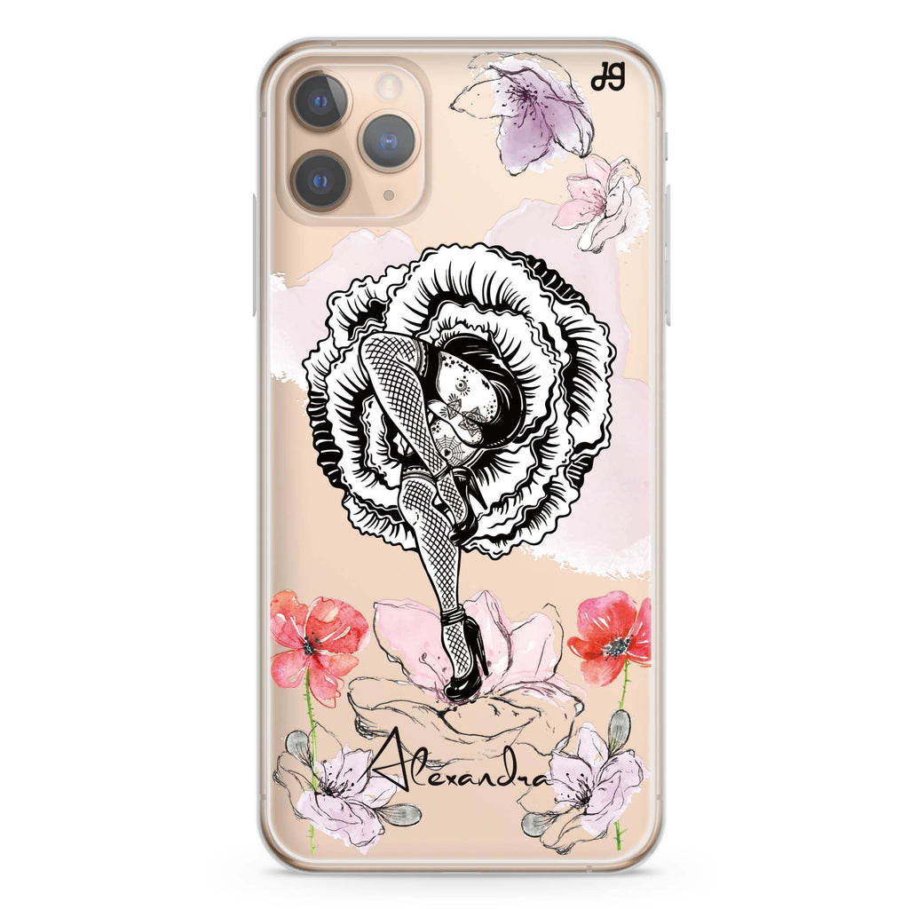 Dancing Flora iPhone 11 Pro 水晶透明保護殼