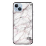 White Marble iPhone 13 超薄強化玻璃殻