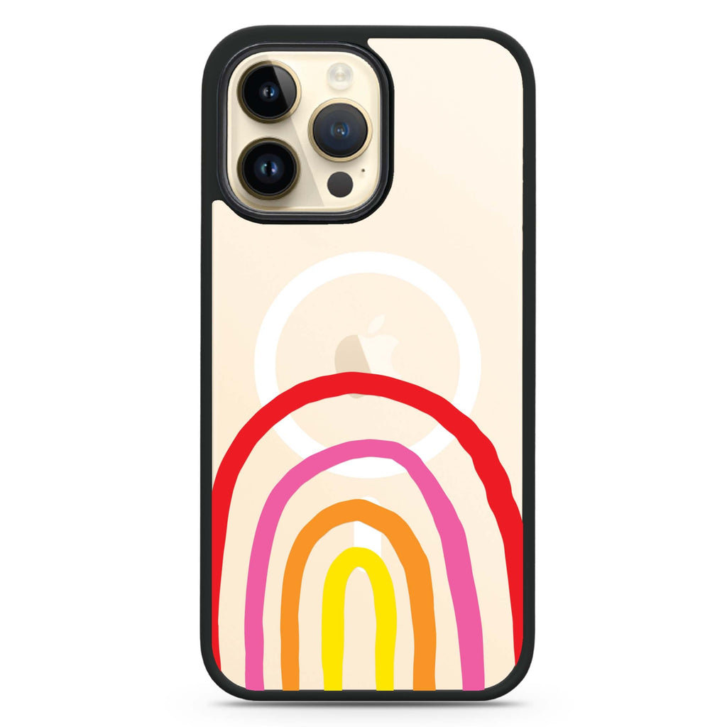 Rainbow Drawing Magsafe 兼容防衝擊保護殼
