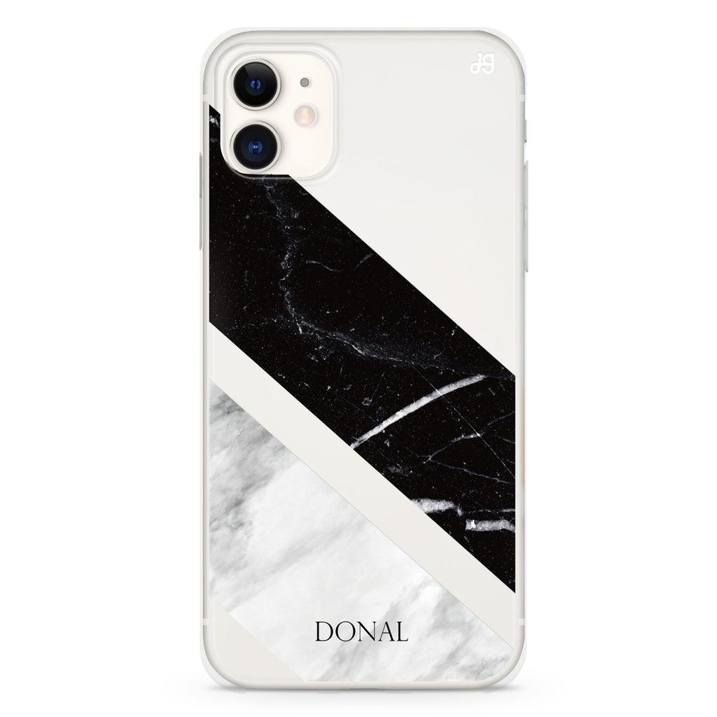 B & W Marble iPhone 11 水晶透明保護殼