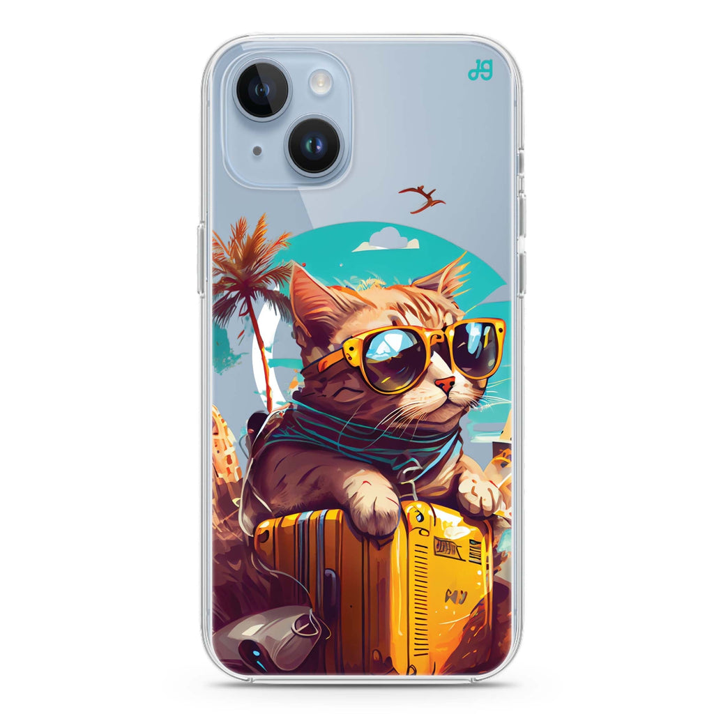 Travel Cat iPhone 14 Plus Magsafe 兼容水晶透明保護殼