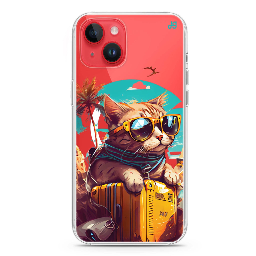 Travel Cat iPhone 14 Magsafe 兼容水晶透明保護殼