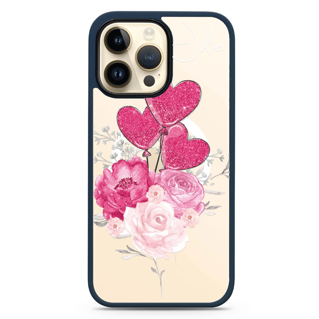 Sweet Heart With Rose Magsafe 兼容防衝擊保護殼
