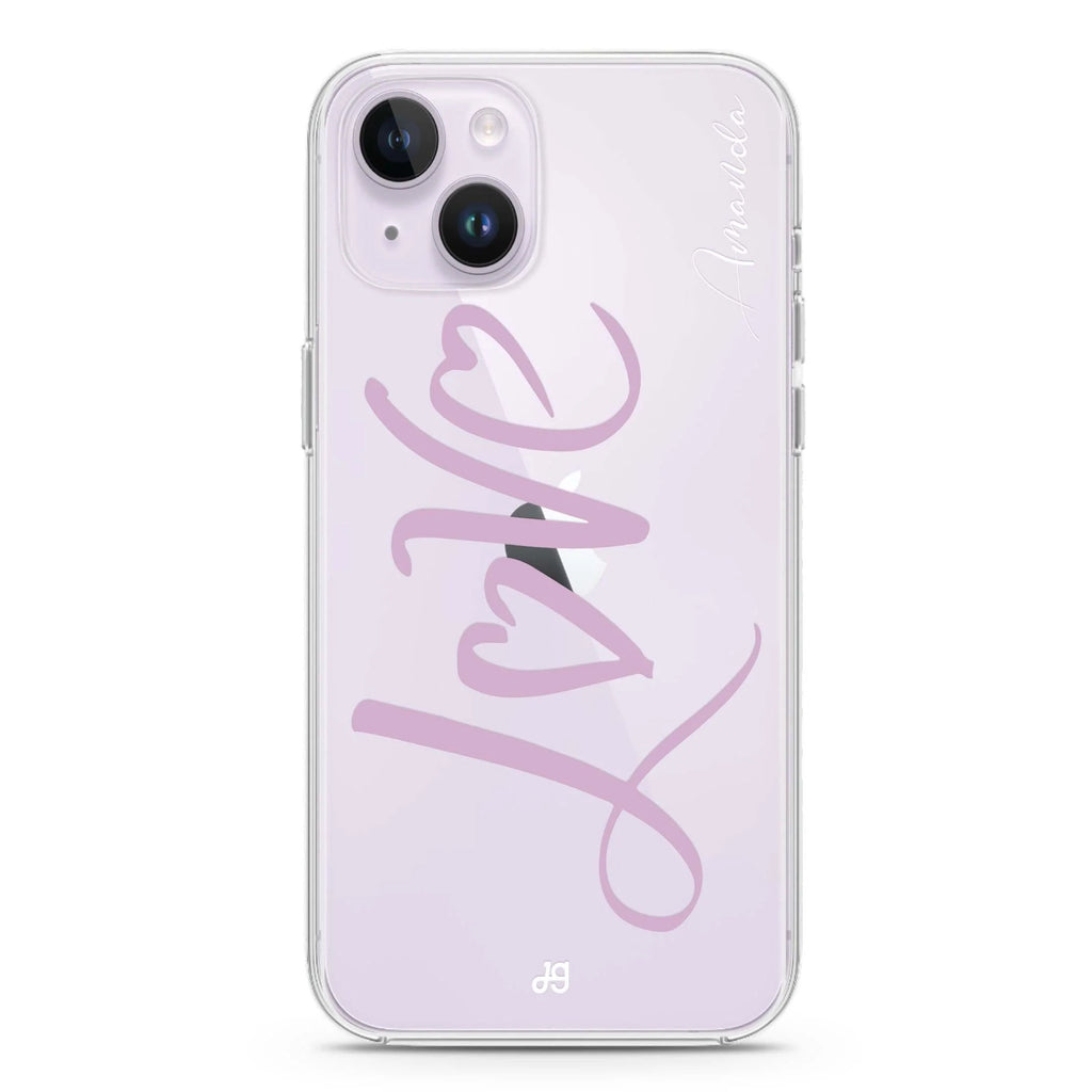 Love & Love iPhone 14 plus 水晶透明保護殼