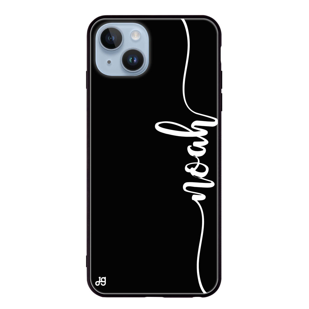 Vertical Script Handwritten iPhone 13 Mini 超薄強化玻璃殻