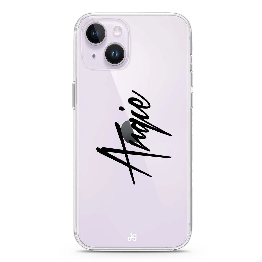 My Love Handwritten iPhone 14 plus 水晶透明保護殼