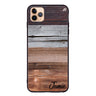 Wood Grain Varigegated iPhone 11 Pro 超薄強化玻璃殻