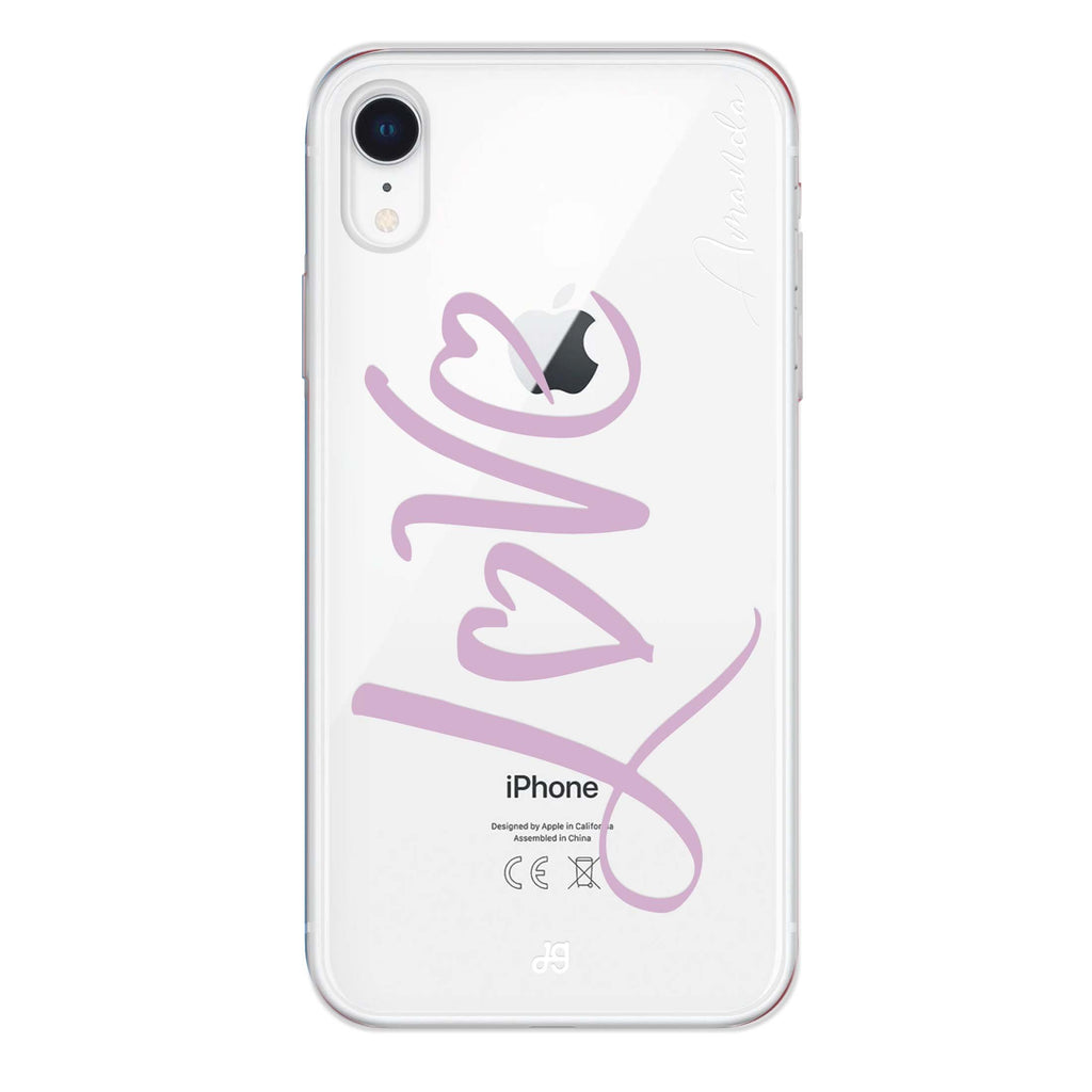 Love & Love iPhone XR 水晶透明保護殼