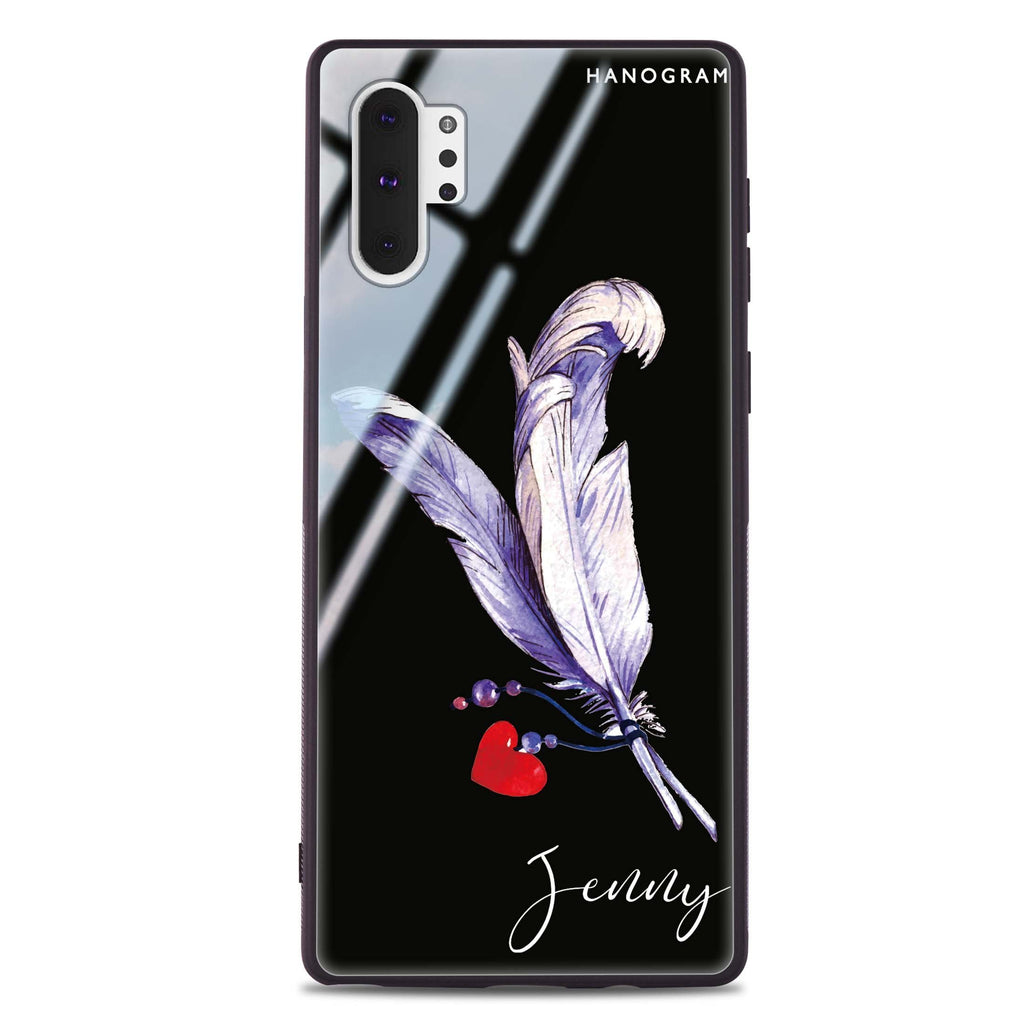 Feather Love Samsung Note 10 Plus 超薄強化玻璃殻