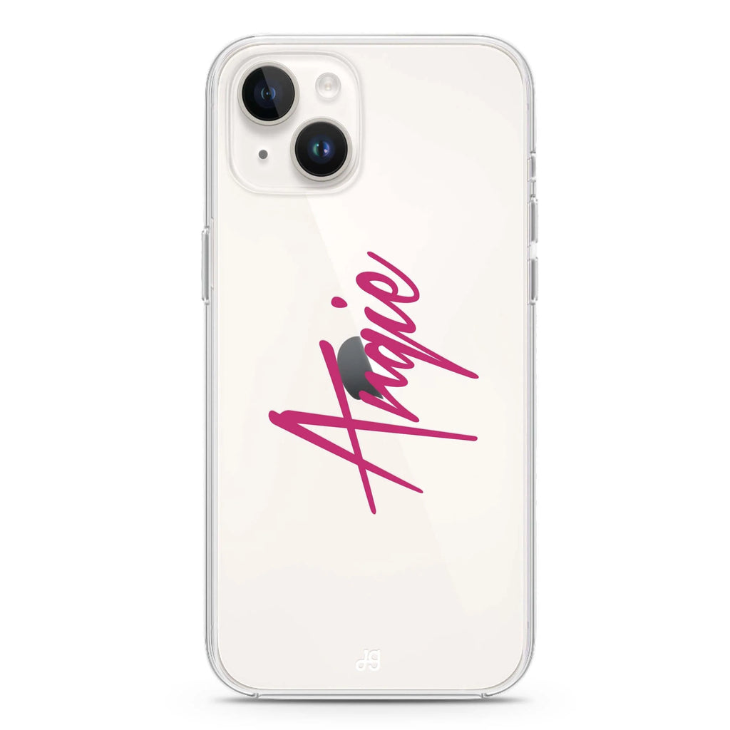 My Love Handwritten iPhone 14 水晶透明保護殼
