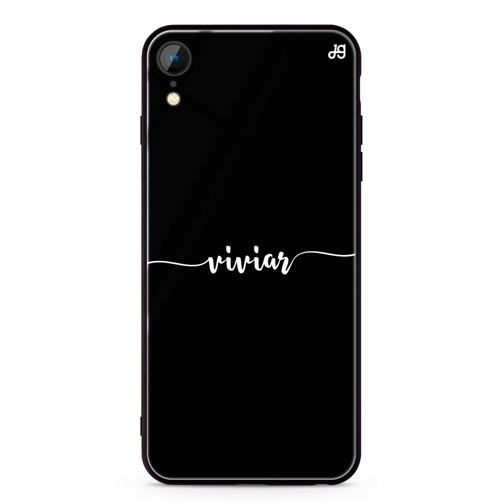 Script Handwritten iPhone XR 超薄強化玻璃殻
