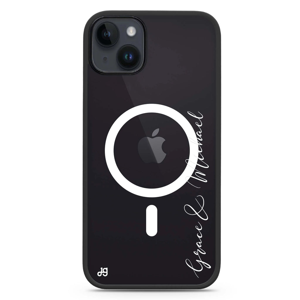 Handwritten You And Me iPhone 14 Plus Magsafe 兼容防衝擊保護殼
