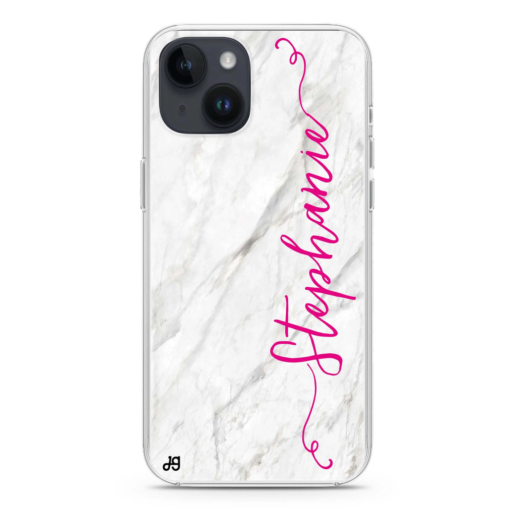 Floral and Bunny iPhone 14 Plus Magsafe 兼容水晶透明保護殼