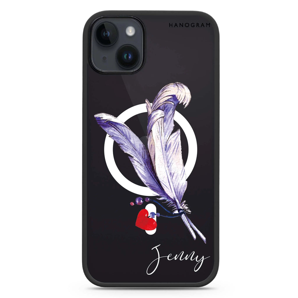 Feather Love iPhone 14 Plus Magsafe 兼容防衝擊保護殼