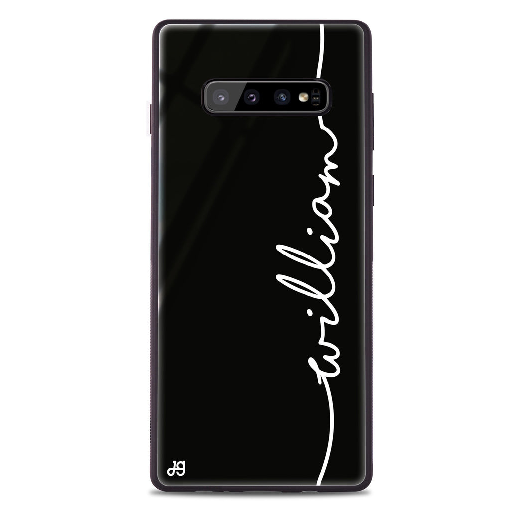 Vertical Handwritten II Samsung 超薄強化玻璃殻