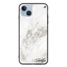 Simple White Marble iPhone 13 超薄強化玻璃殻