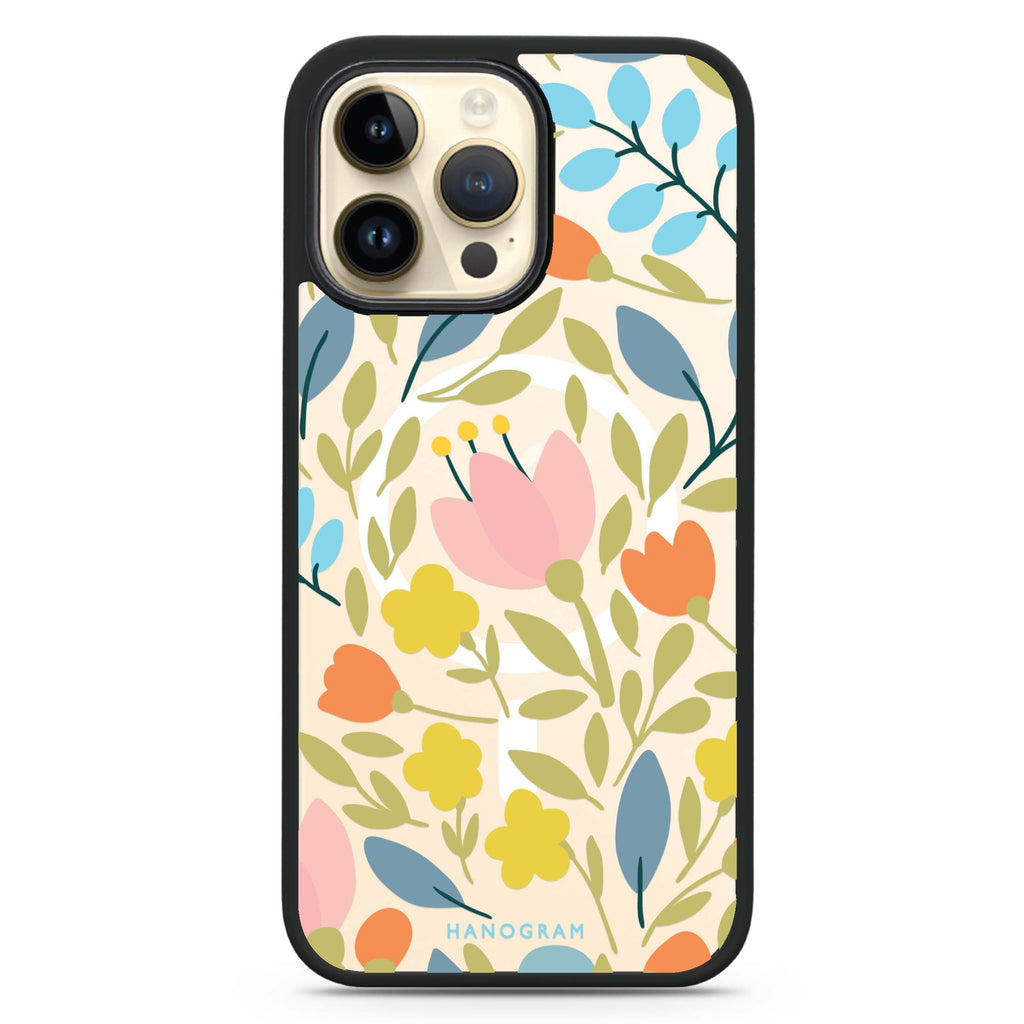 Floral Magsafe 兼容防衝擊保護殼