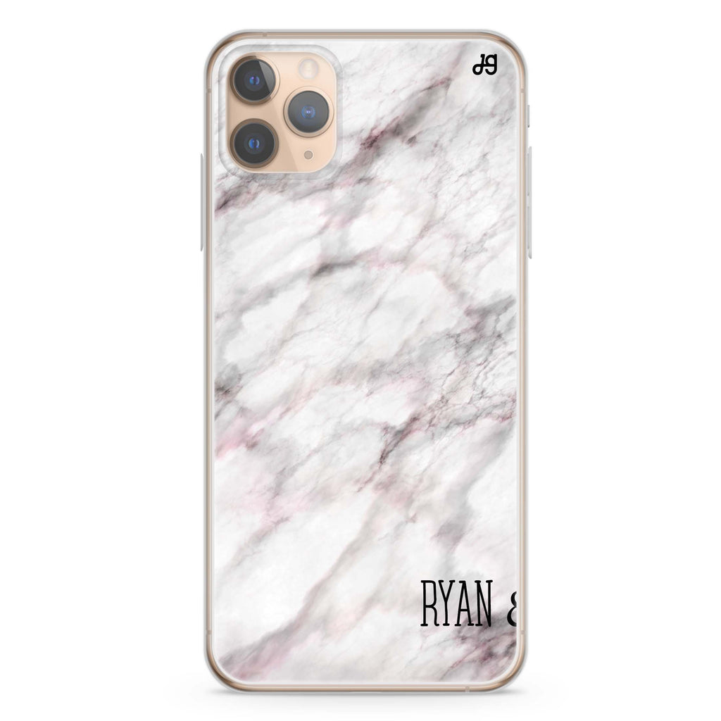 White Marble iPhone 11 Pro 水晶透明保護殼