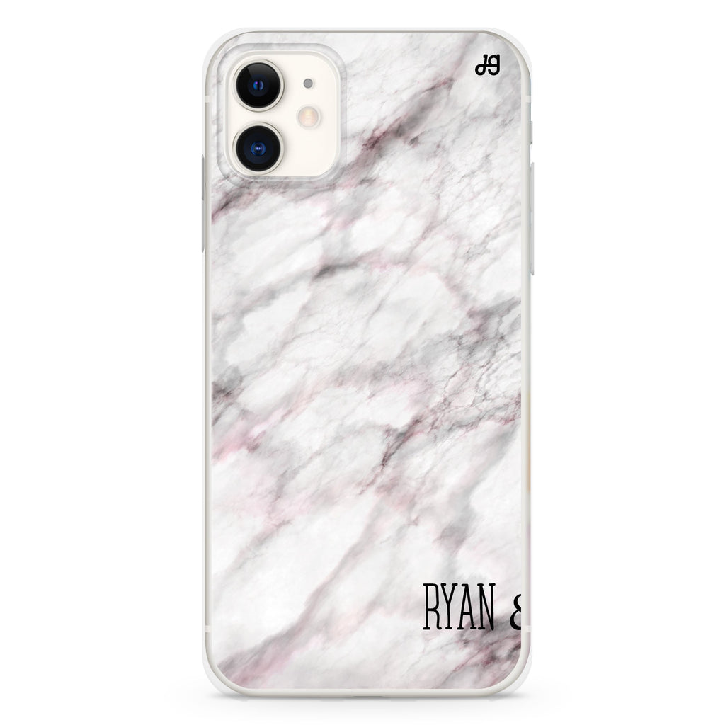 White Marble iPhone 11 水晶透明保護殼