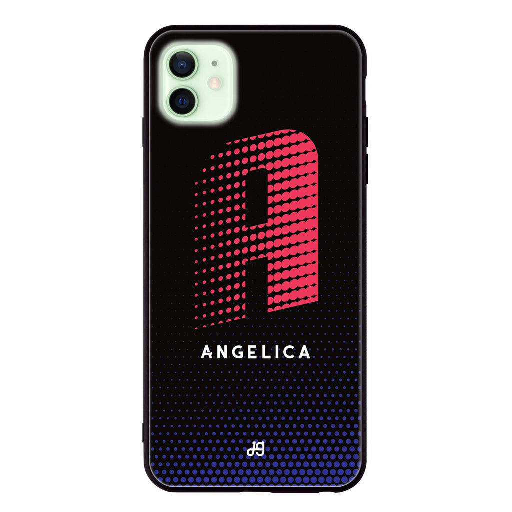 Racing Monogram iPhone 12 超薄強化玻璃殻