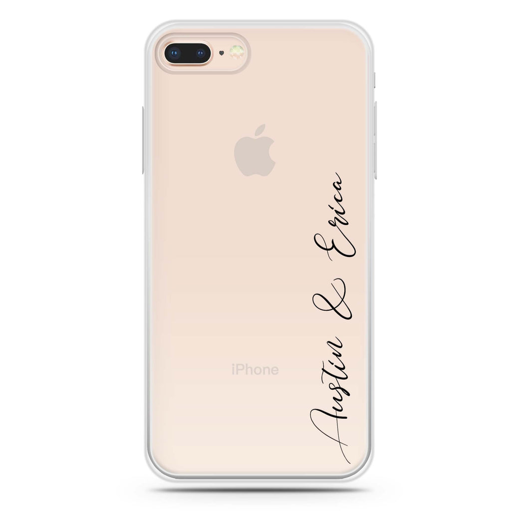 Handwritten You And Me iPhone 8 Plus 水晶透明保護殼