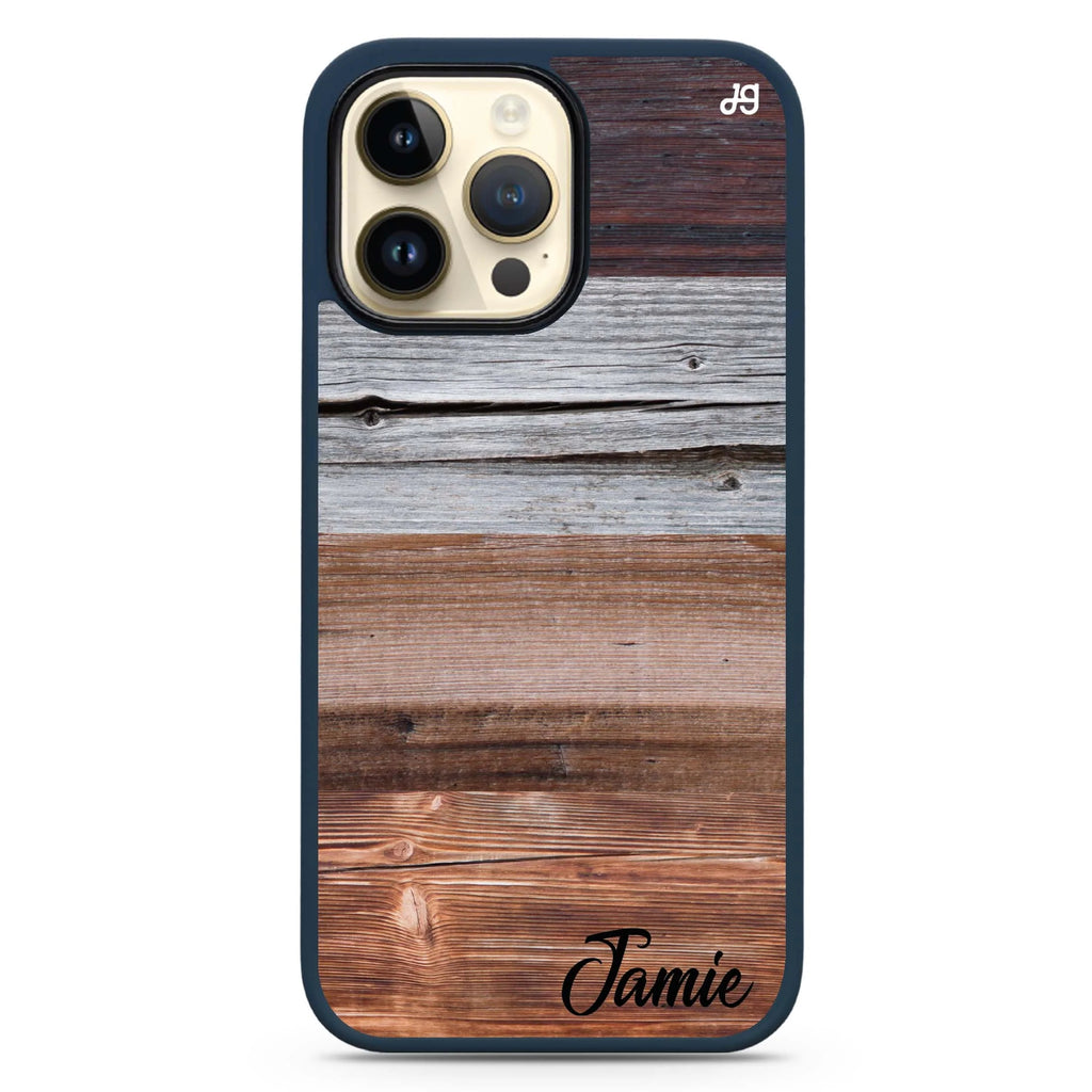 Wood Grain Varigegated Magsafe 兼容防衝擊保護殼