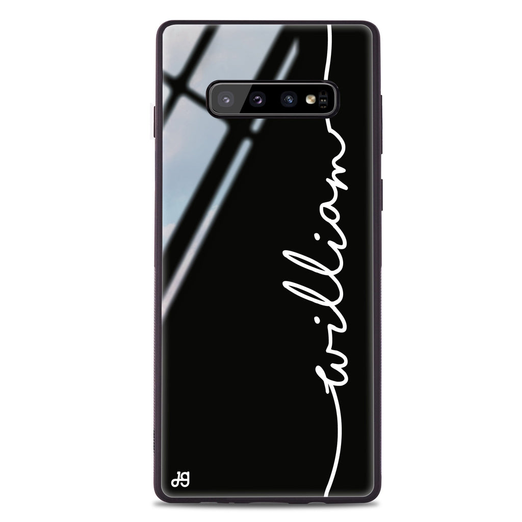 Vertical Handwritten II Samsung S10 超薄強化玻璃殻