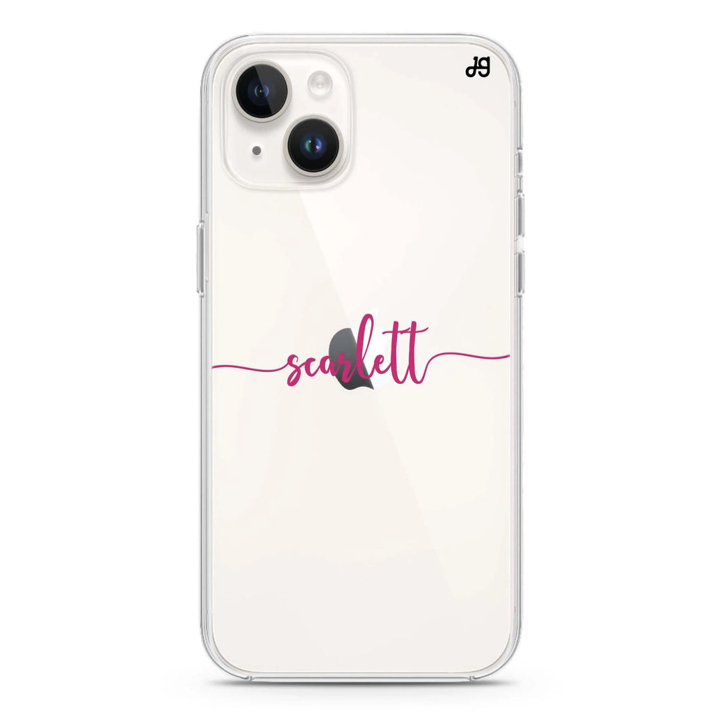 Script Handwritten iPhone 14 水晶透明保護殼
