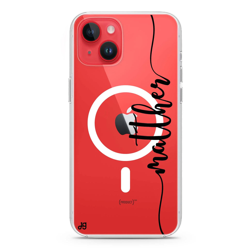 I Love You iPhone 14 Magsafe 兼容水晶透明保護殼