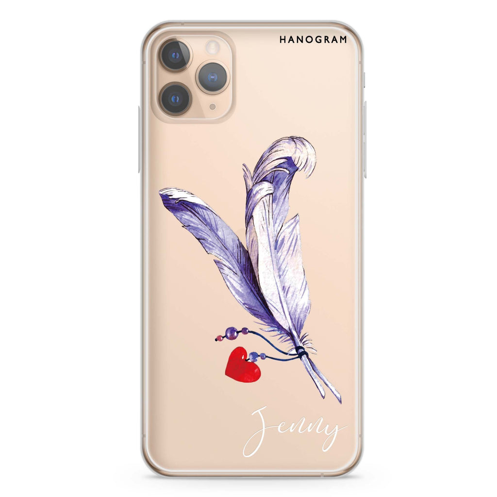 Feather Love iPhone 11 Pro 水晶透明保護殼