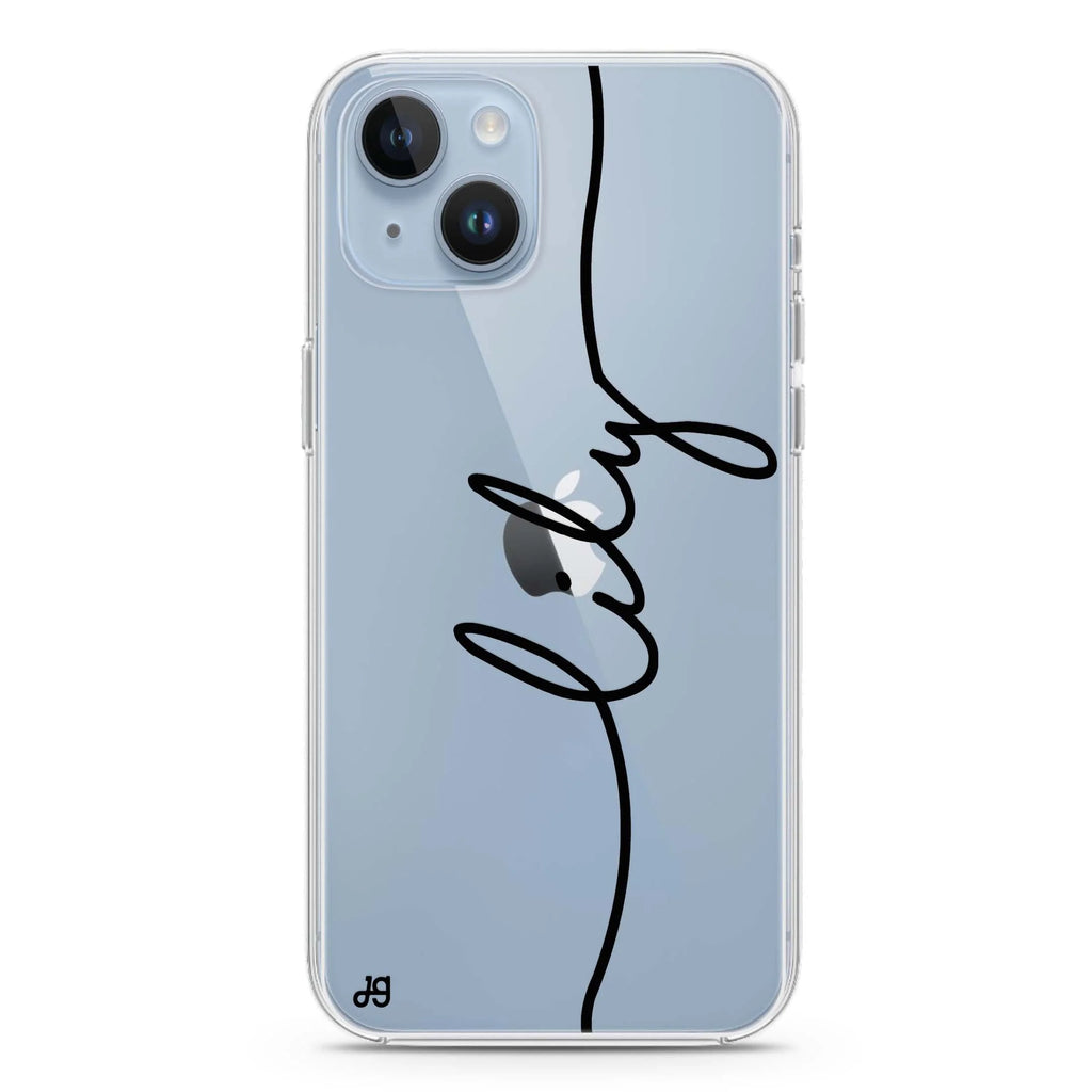 Vertical Handwritten II iPhone 14 水晶透明保護殼
