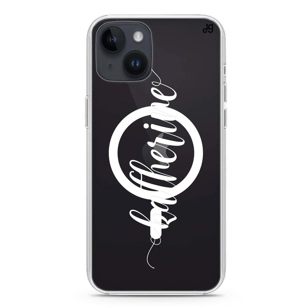 Handwritten You And Me iPhone 14 Magsafe 兼容水晶透明保護殼