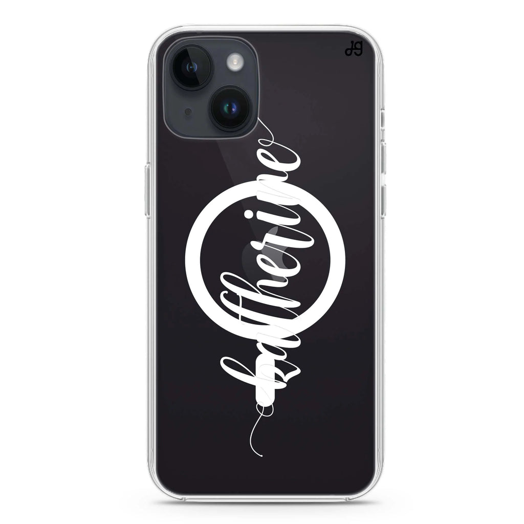 Handwritten You And Me iPhone 14 Plus Magsafe 兼容水晶透明保護殼