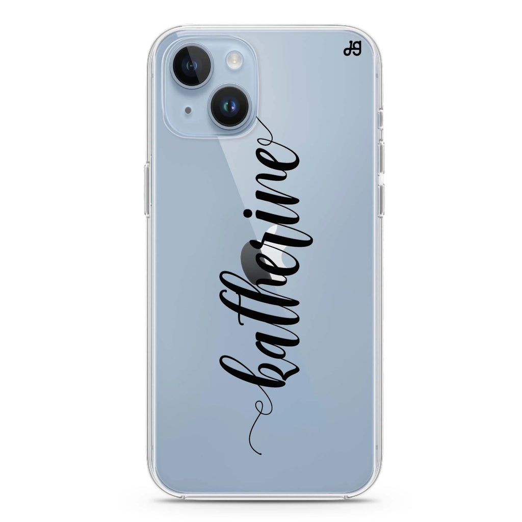 Bold Handwritten iPhone 14 水晶透明保護殼