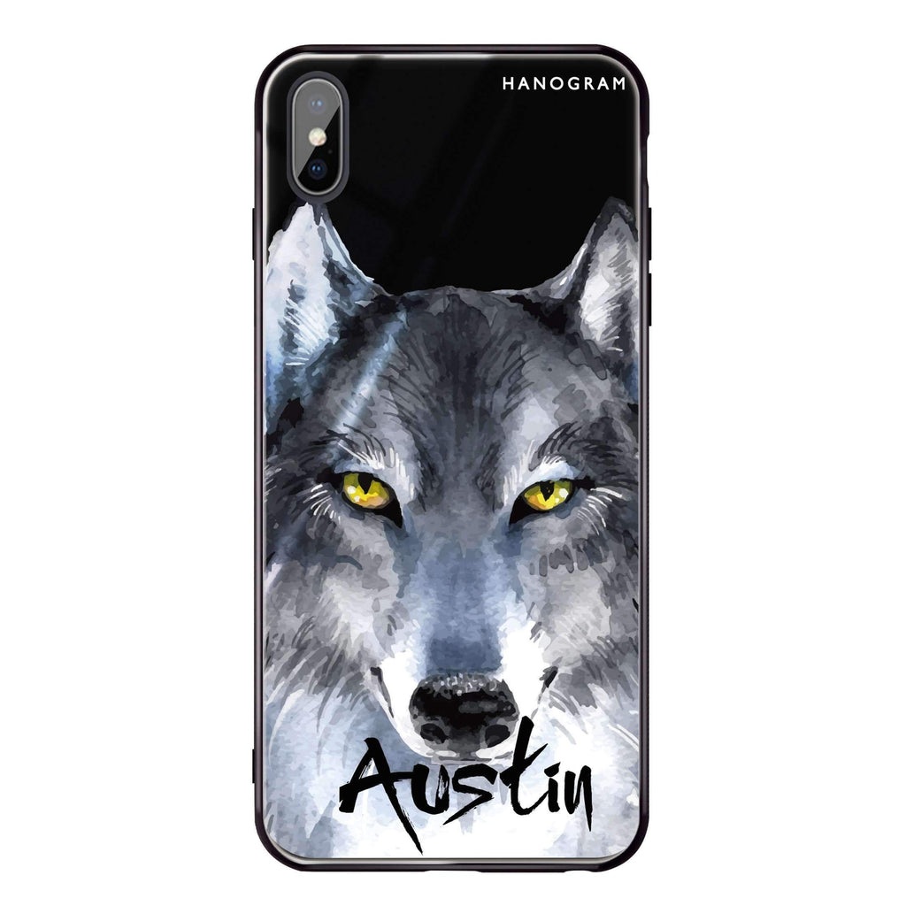 Snow Wolf iPhone XS 超薄強化玻璃殻