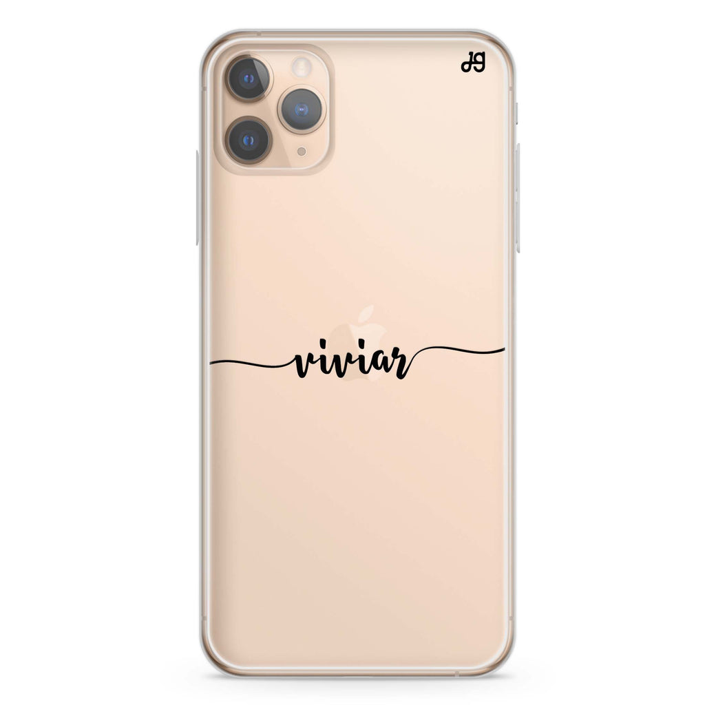 Script Handwritten iPhone 11 Pro Max 水晶透明保護殼