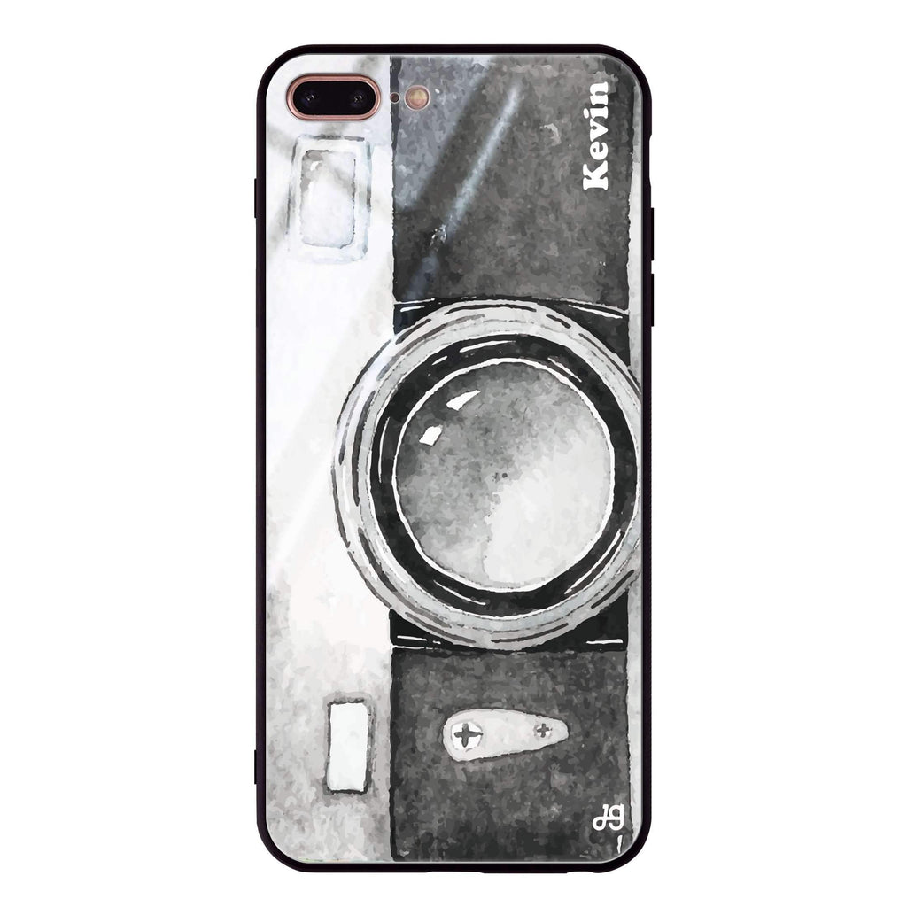 Fashion Camera iPhone 7 Plus 超薄強化玻璃殻