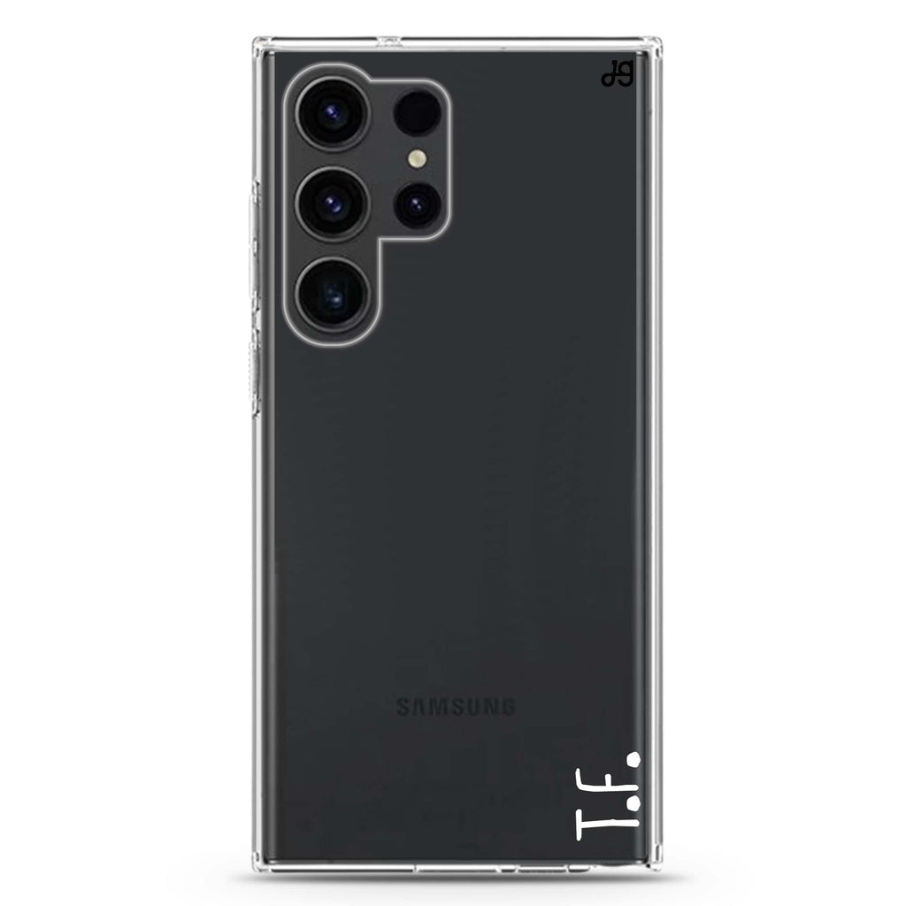 Causal Written Custom Samsung Galaxy Ultra 可加名字透明保護殼，適用 S26/S25/S24/S23 Ultra，圖1