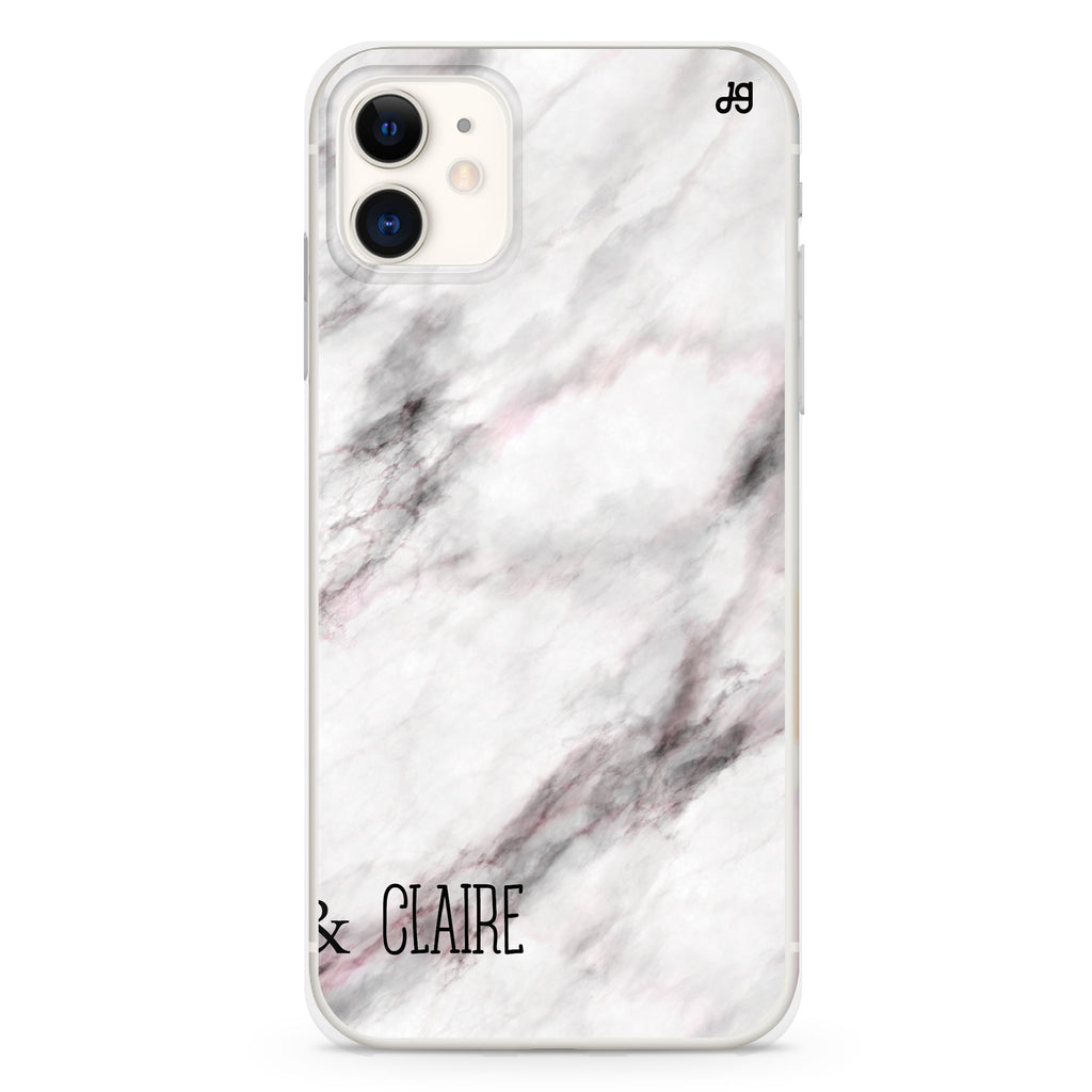 White Marble iPhone 11 水晶透明保護殼