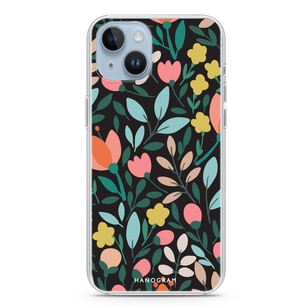 Floral iPhone 14 水晶透明保護殼