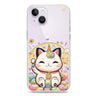 Cute Lucky Cat iPhone 14 plus 水晶透明保護殼