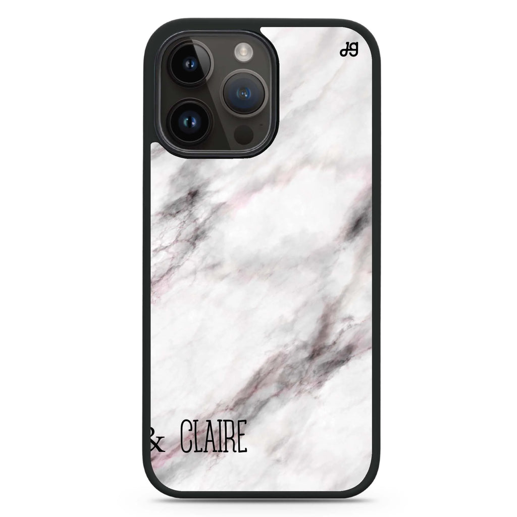 White Marble Magsafe 兼容防衝擊保護殼