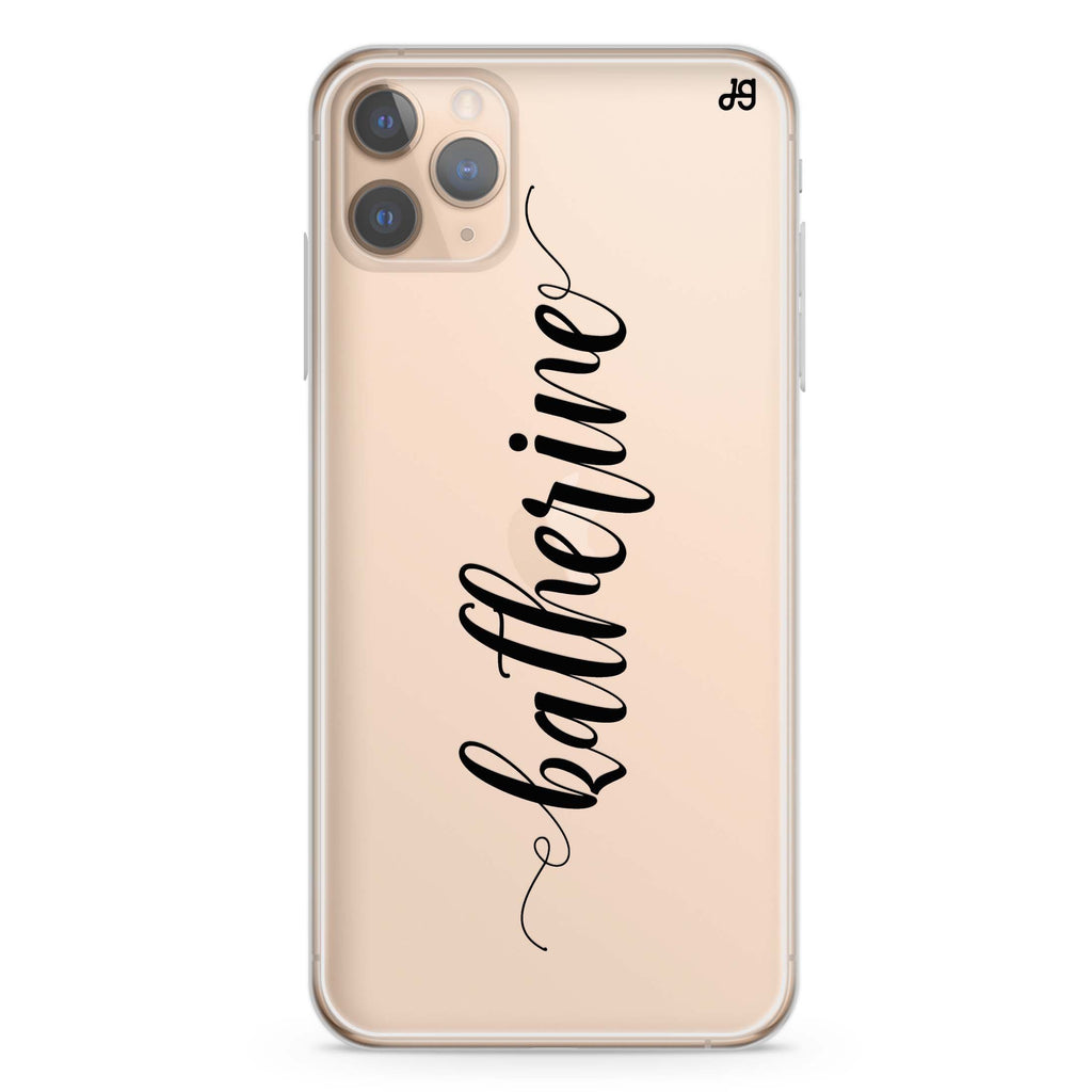 Bold Handwritten iPhone 11 Pro Max 水晶透明保護殼