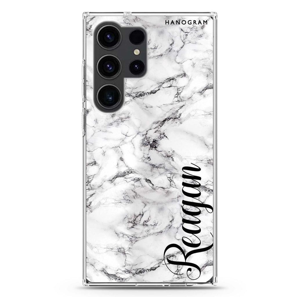 Grand Marble Samsung Galaxy Ultra 可加名字透明保護殼，適用 S26/S25/S24/S23 Ultra，圖1