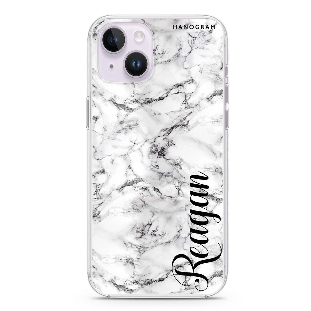 Grand Marble iPhone 14 Plus Magsafe 兼容水晶透明保護殼