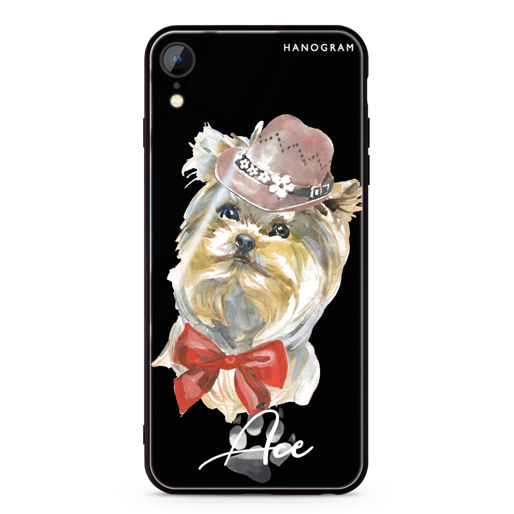 Yorkshire Terrier iPhone XR 超薄強化玻璃殻
