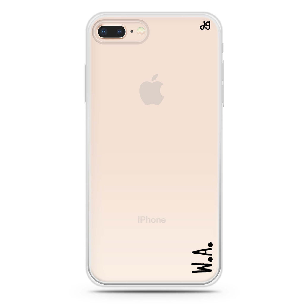 Causal Written Custom iPhone 8 Plus 水晶透明保護殼