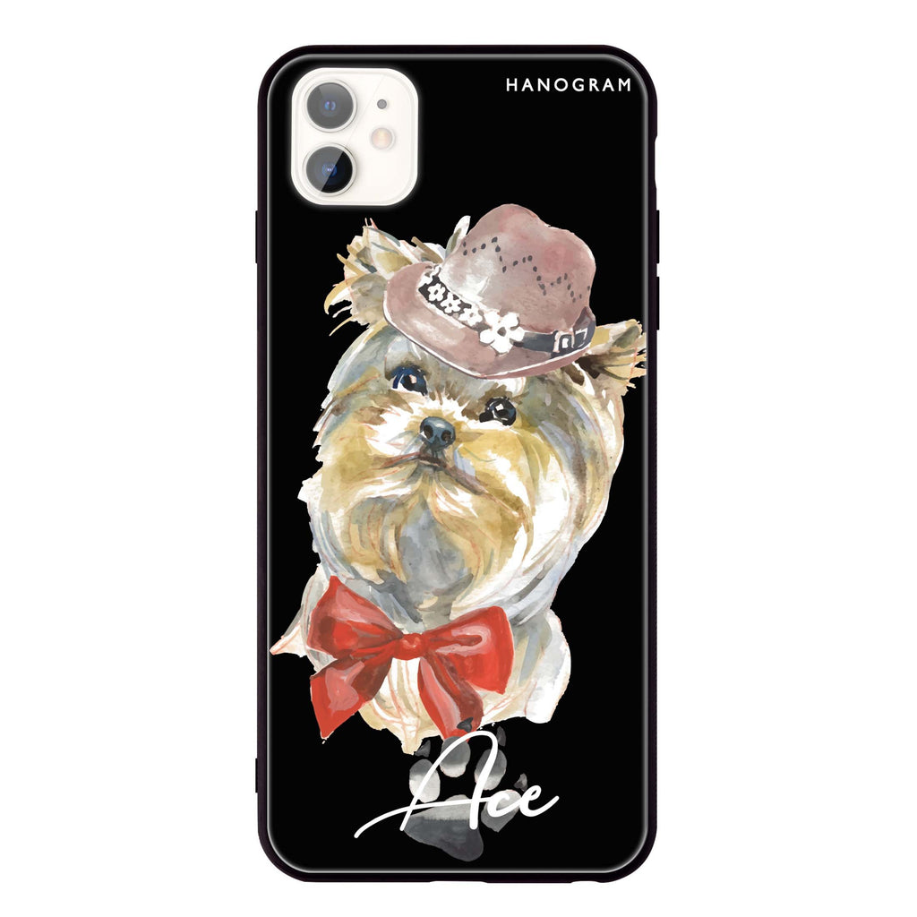 Yorkshire Terrier iPhone 11 超薄強化玻璃殻