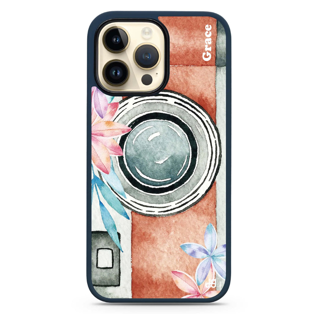 Watercolor Camera Magsafe 兼容防衝擊保護殼
