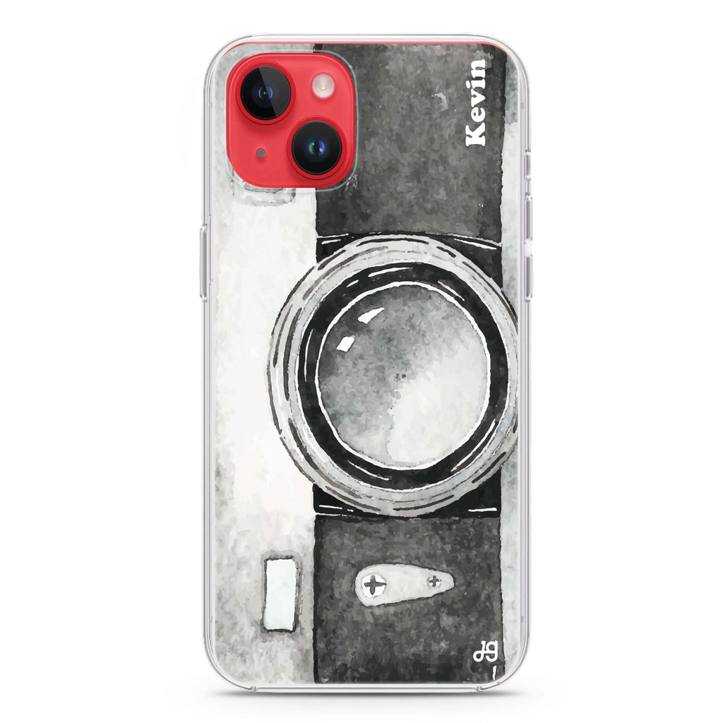 Fashion Camera iPhone 14 Plus Magsafe 兼容水晶透明保護殼